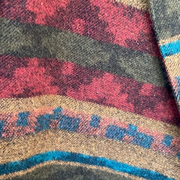 Vintage Casablanca Wool Blend Aztec Print Blazer - Picture 3 of 10